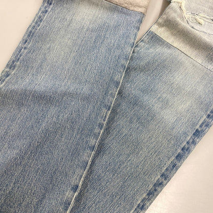 【中古品】【メンズ】 HYSTERIC GLAMOUR ヒステリックグラマー 02173AP12 STUDS CRASH PAINT DENIM PANTS スタッズ クラッシュ ペイント デニム パンツ ボトムス ズボン 151-260604-cs-08-izu サイズ：34 カラー：ライトインディゴ 万代Net店