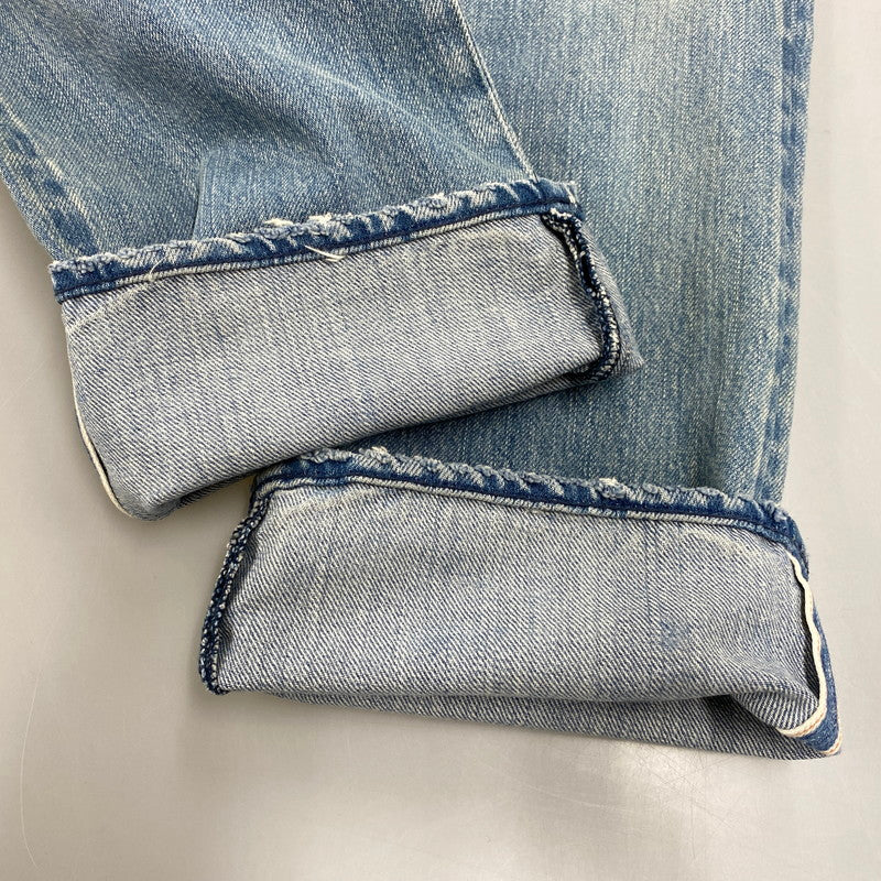 【中古品】【メンズ】 HYSTERIC GLAMOUR ヒステリックグラマー 02173AP12 STUDS CRASH PAINT DENIM PANTS スタッズ クラッシュ ペイント デニム パンツ ボトムス ズボン 151-260604-cs-08-izu サイズ：34 カラー：ライトインディゴ 万代Net店