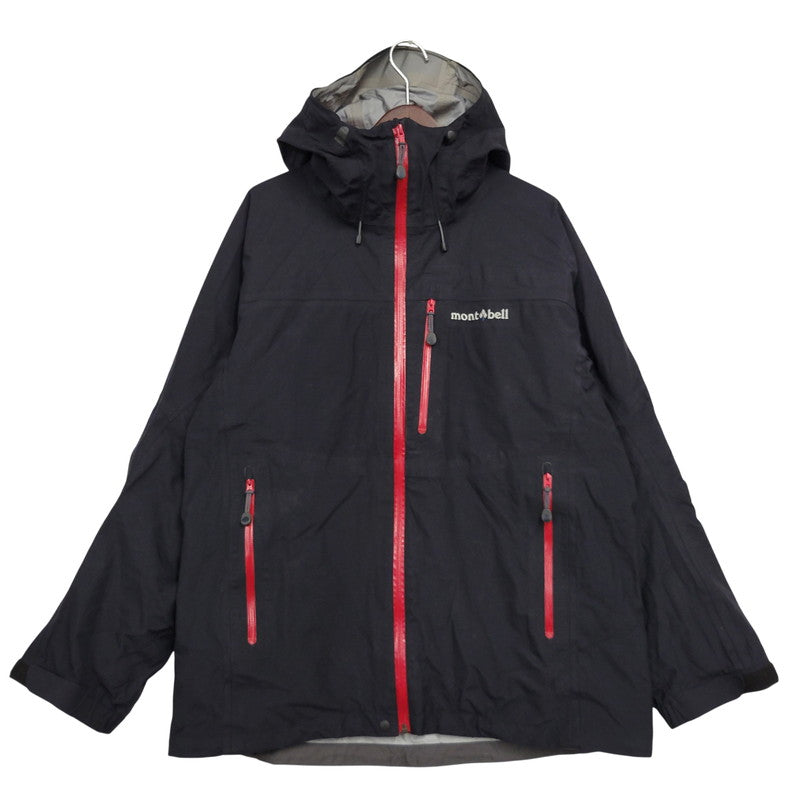 【現状渡し品】【メンズ】 mont-bell モンベル 3IN1 FALL LINE PARKA 1102432 フォールライン パーカ ジャケット アウター 144-260602-as-18-izu サイズ：XL カラー：ブラック/レッド 万代Net店
