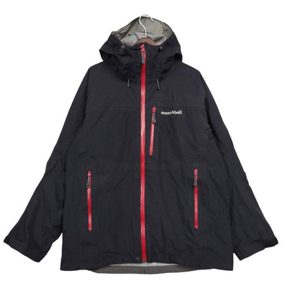【現状渡し品】【メンズ】 mont-bell モンベル 3IN1 FALL LINE PARKA 1102432 フォールライン パーカ ジャケット アウター 144-260602-as-18-izu サイズ：XL カラー：ブラック/レッド 万代Net店