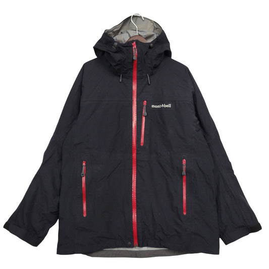 【現状渡し品】【メンズ】 mont-bell モンベル 3IN1 FALL LINE PARKA 1102432 フォールライン パーカ ジャケット アウター 144-260602-as-18-izu サイズ：XL カラー：ブラック/レッド 万代Net店
