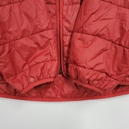 【現状渡し品】【メンズ】 mont-bell モンベル 3IN1 FALL LINE PARKA 1102432 フォールライン パーカ ジャケット アウター 144-260602-as-18-izu サイズ：XL カラー：ブラック/レッド 万代Net店