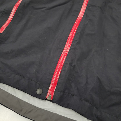 【現状渡し品】【メンズ】 mont-bell モンベル 3IN1 FALL LINE PARKA 1102432 フォールライン パーカ ジャケット アウター 144-260602-as-18-izu サイズ：XL カラー：ブラック/レッド 万代Net店