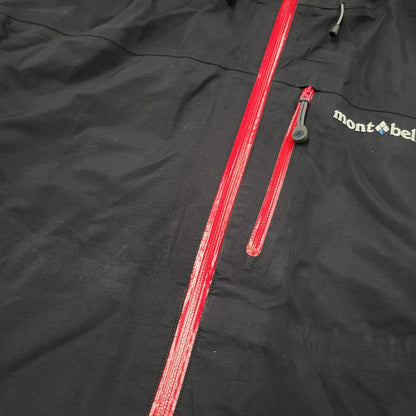 【現状渡し品】【メンズ】 mont-bell モンベル 3IN1 FALL LINE PARKA 1102432 フォールライン パーカ ジャケット アウター 144-260602-as-18-izu サイズ：XL カラー：ブラック/レッド 万代Net店