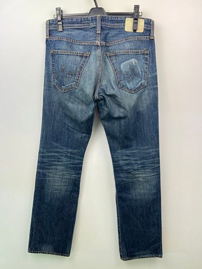 【中古品】【メンズ】 AG アドリアーノゴールドシュミット TAMBOURINE STRAIGHT LEG JEANS タンバリン ストレート ジーンズ ボトムス デニムパンツ 178-260627-kk-09-hon サイズ：30 カラー：インディゴ 万代Net店