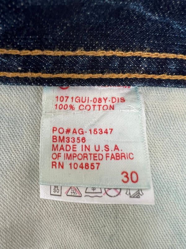 【中古品】【メンズ】 AG アドリアーノゴールドシュミット TAMBOURINE STRAIGHT LEG JEANS タンバリン ストレート ジーンズ ボトムス デニムパンツ 178-260627-kk-09-hon サイズ：30 カラー：インディゴ 万代Net店