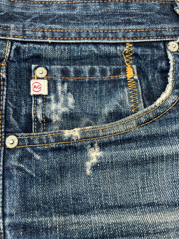 【中古品】【メンズ】 AG アドリアーノゴールドシュミット TAMBOURINE STRAIGHT LEG JEANS タンバリン ストレート ジーンズ ボトムス デニムパンツ 178-260627-kk-09-hon サイズ：30 カラー：インディゴ 万代Net店