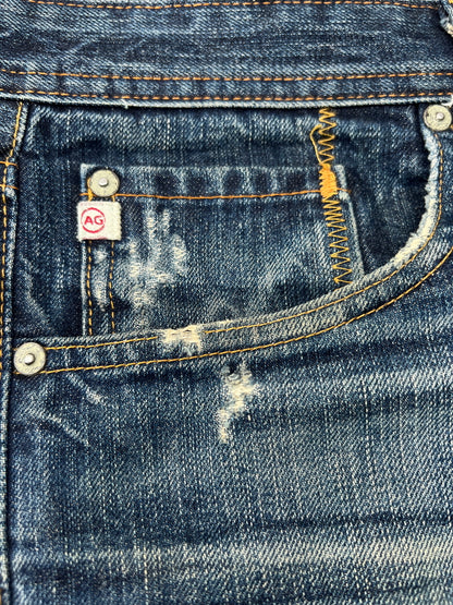 【中古品】【メンズ】 AG アドリアーノゴールドシュミット TAMBOURINE STRAIGHT LEG JEANS タンバリン ストレート ジーンズ ボトムス デニムパンツ 178-260627-kk-09-hon サイズ：30 カラー：インディゴ 万代Net店