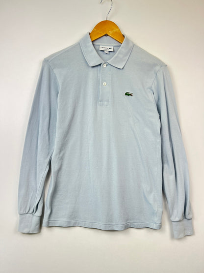 【中古品】【メンズ/レディース】 LACOSTE ラコステ L/S POLO SHIRT L1312AL ロングスリーブ ポロシャツ 長袖 トップス 178-260620-kk-19-hon サイズ：XS カラー：ライトブルー 万代Net店