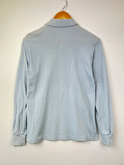 【中古品】【メンズ/レディース】 LACOSTE ラコステ L/S POLO SHIRT L1312AL ロングスリーブ ポロシャツ 長袖 トップス 178-260620-kk-19-hon サイズ：XS カラー：ライトブルー 万代Net店