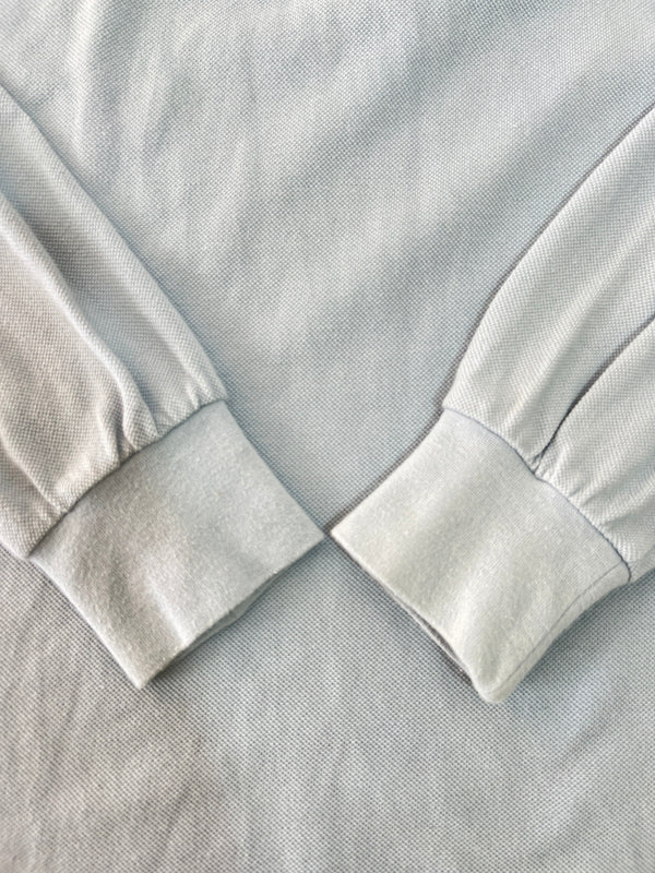 【中古品】【メンズ/レディース】 LACOSTE ラコステ L/S POLO SHIRT L1312AL ロングスリーブ ポロシャツ 長袖 トップス 178-260620-kk-19-hon サイズ：XS カラー：ライトブルー 万代Net店