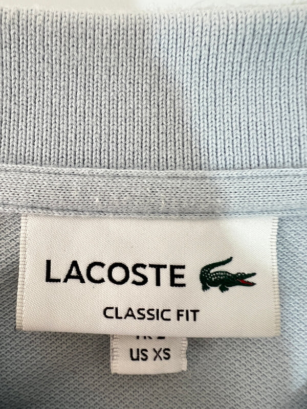 【中古品】【メンズ/レディース】 LACOSTE ラコステ L/S POLO SHIRT L1312AL ロングスリーブ ポロシャツ 長袖 トップス 178-260620-kk-19-hon サイズ：XS カラー：ライトブルー 万代Net店
