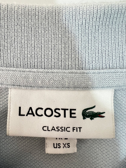 【中古品】【メンズ/レディース】 LACOSTE ラコステ L/S POLO SHIRT L1312AL ロングスリーブ ポロシャツ 長袖 トップス 178-260620-kk-19-hon サイズ：XS カラー：ライトブルー 万代Net店