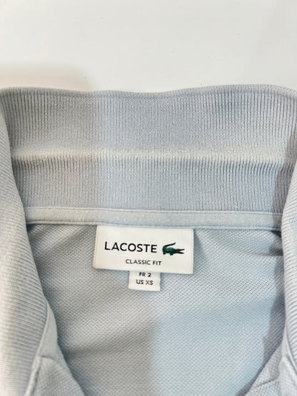 【中古品】【メンズ/レディース】 LACOSTE ラコステ L/S POLO SHIRT L1312AL ロングスリーブ ポロシャツ 長袖 トップス 178-260620-kk-19-hon サイズ：XS カラー：ライトブルー 万代Net店