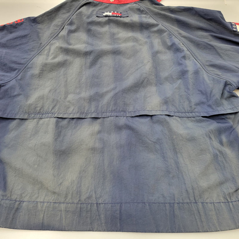【現状渡し品】【メンズ】 TOMMY HILFIGER トミーヒルフィガー SAILING JACKET セーリングジャケット アウター 146-260602-as-17-izu サイズ：L カラー：ネイビー 万代Net店