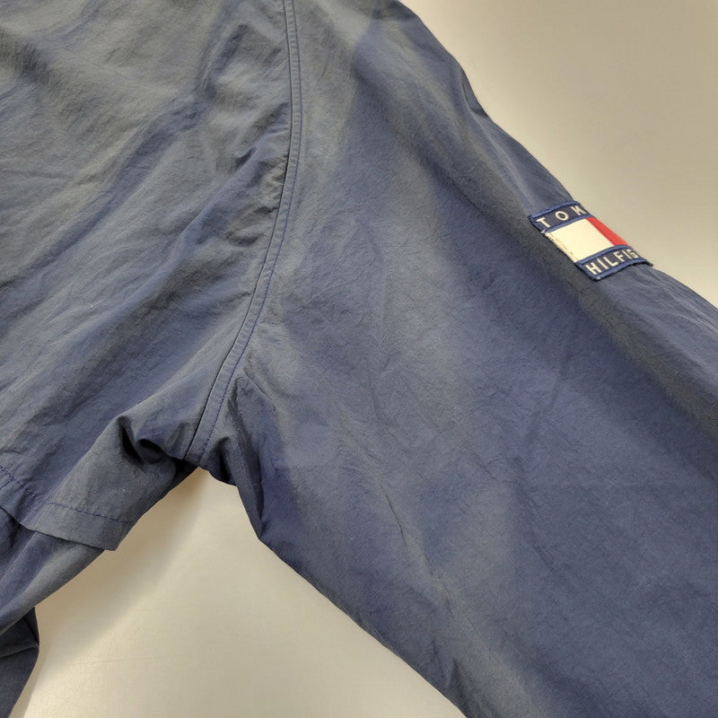【現状渡し品】【メンズ】 TOMMY HILFIGER トミーヒルフィガー SAILING JACKET セーリングジャケット アウター 146-260602-as-17-izu サイズ：L カラー：ネイビー 万代Net店
