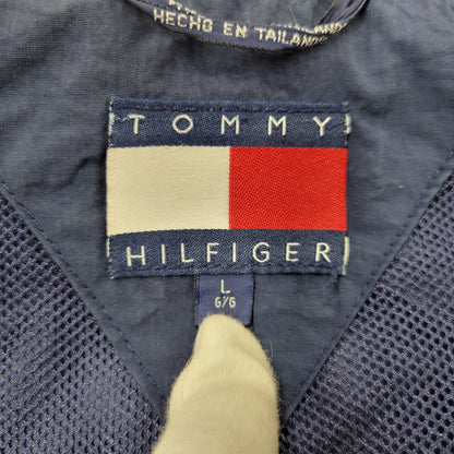 【現状渡し品】【メンズ】 TOMMY HILFIGER トミーヒルフィガー SAILING JACKET セーリングジャケット アウター 146-260602-as-17-izu サイズ：L カラー：ネイビー 万代Net店