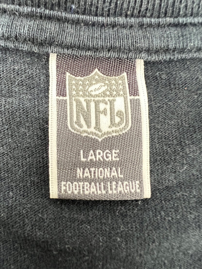【中古品】【メンズ】 NFL ナショナル・フットボール・リーグ OAKLAND RAIDERS S/S PRINT TEE オークランド・レイダース ショートスリーブ プリント Tシャツ 半袖 トップス 178-260620-kk-17-hon サイズ：L カラー：BLACK 万代Net店