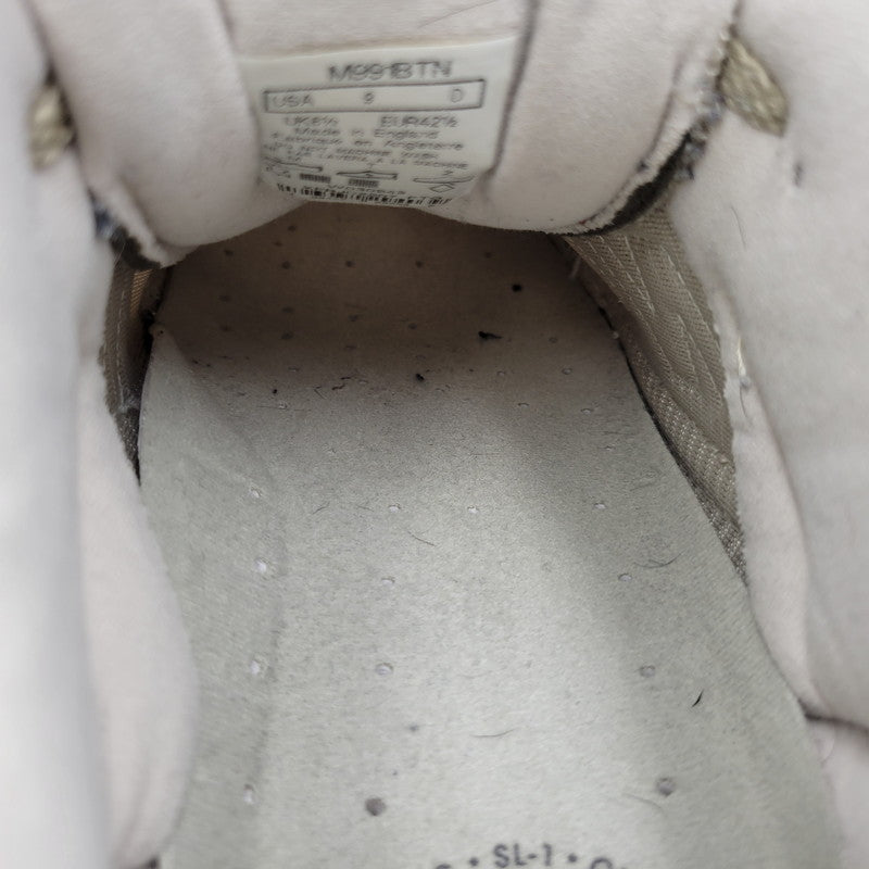 【中古品】【メンズ】 NEW BALANCE ニューバランス MADE IN UK M991BTN スニーカー シューズ 靴 162-260602-ya-19-izu サイズ：27cm カラー：BROWN RICE 万代Net店