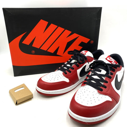 【中古品】【メンズ】 NIKE ナイキ AIR JORDAN 1 RETRO LOW OG HQ6998-600 エア ジョーダン 1 レトロ ロー OG スニーカー 靴 160-260602-as-01-izu サイズ：33cm カラー：VARSITY RED/BLACK-SUMMIT WHITE 万代Net店