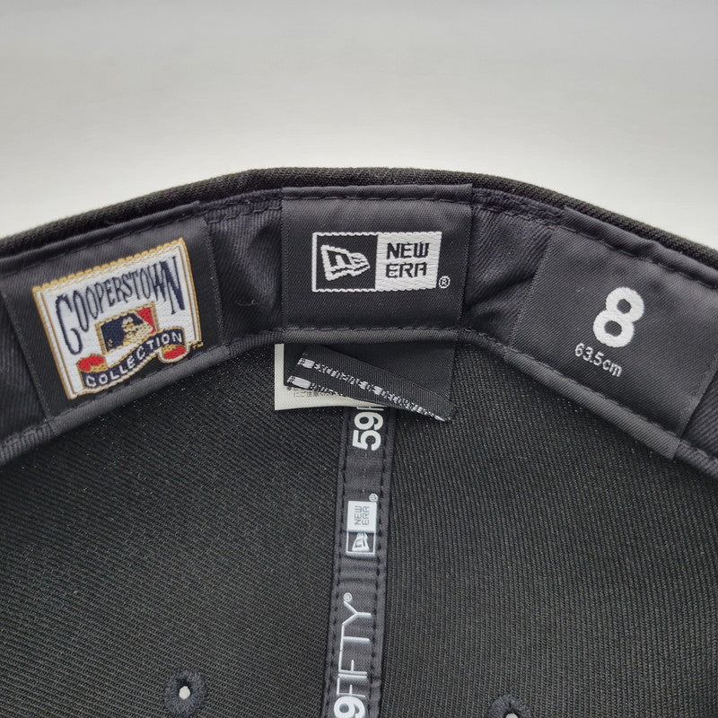 【中古美品】【メンズ/レディース】 NEW ERA ニューエラ SAN DIEGO PADRES FLYING SKULL CAP サンディエゴ パドレス スカル キャップ 帽子 服飾雑貨 185-260603-ay-16-izu サイズ：8(63.5cm) カラー：ブラック 万代Net店