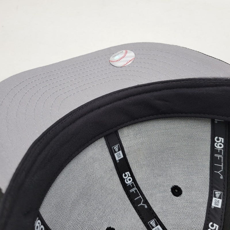 【中古美品】【メンズ/レディース】 NEW ERA ニューエラ SAN DIEGO PADRES FLYING SKULL CAP サンディエゴ パドレス スカル キャップ 帽子 服飾雑貨 185-260603-ay-16-izu サイズ：8(63.5cm) カラー：ブラック 万代Net店