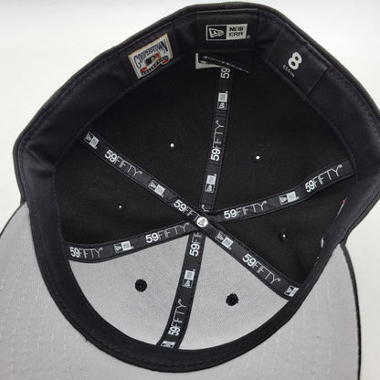 【中古美品】【メンズ/レディース】 NEW ERA ニューエラ SAN DIEGO PADRES FLYING SKULL CAP サンディエゴ パドレス スカル キャップ 帽子 服飾雑貨 185-260603-ay-16-izu サイズ：8(63.5cm) カラー：ブラック 万代Net店
