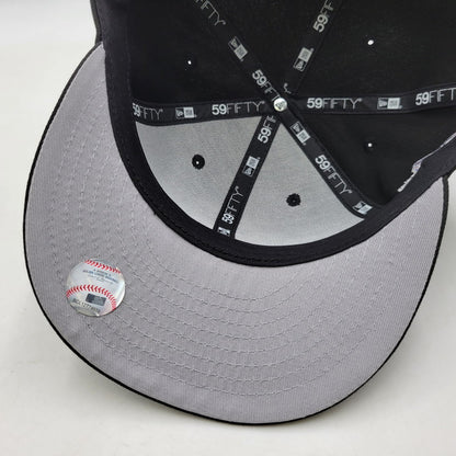 【中古美品】【メンズ/レディース】 NEW ERA ニューエラ SAN DIEGO PADRES FLYING SKULL CAP サンディエゴ パドレス スカル キャップ 帽子 服飾雑貨 185-260603-ay-16-izu サイズ：8(63.5cm) カラー：ブラック 万代Net店