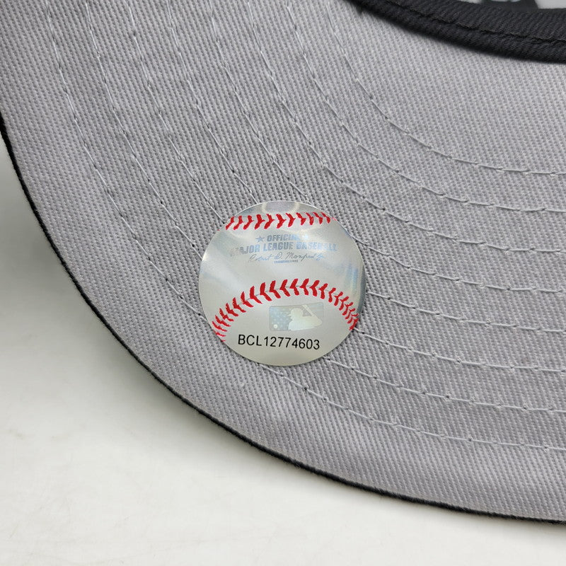 【中古美品】【メンズ/レディース】 NEW ERA ニューエラ SAN DIEGO PADRES FLYING SKULL CAP サンディエゴ パドレス スカル キャップ 帽子 服飾雑貨 185-260603-ay-16-izu サイズ：8(63.5cm) カラー：ブラック 万代Net店