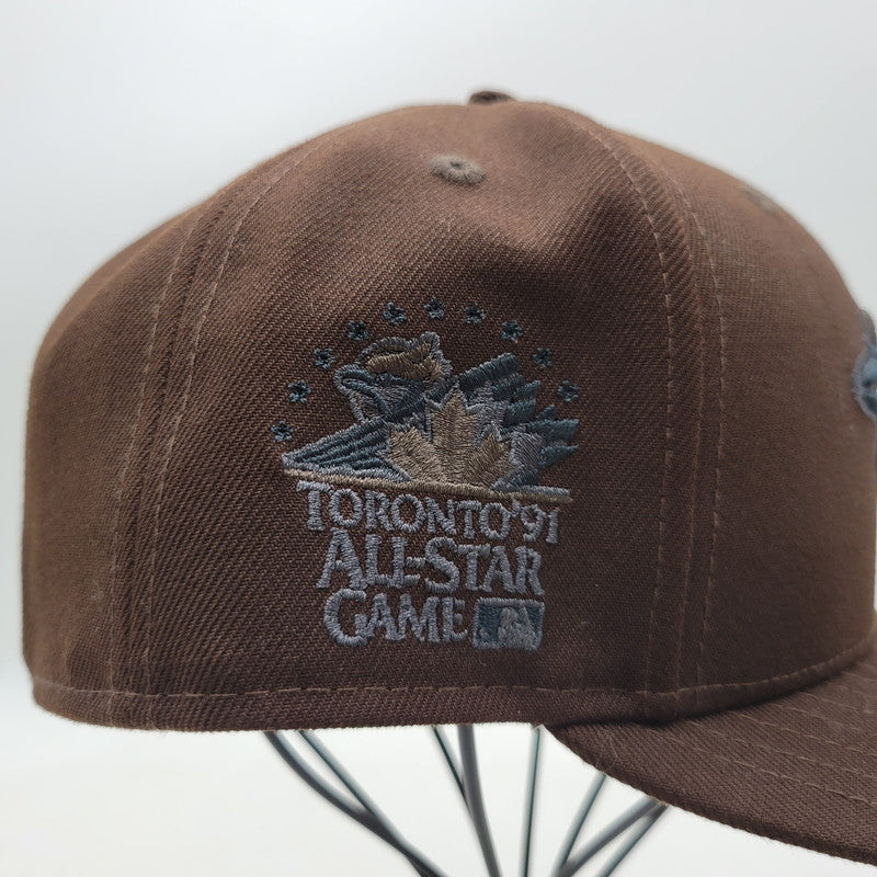 【中古品】【メンズ/レディース】 NEW ERA ニューエラ TORONTO BLUE JAYS BASEBALL CAP トロント ブルージェイズ ベースボールキャップ 帽子 服飾雑貨 185-260603-ay-15-izu サイズ：8(63.5cm) カラー：BURNT WOOD 万代Net店