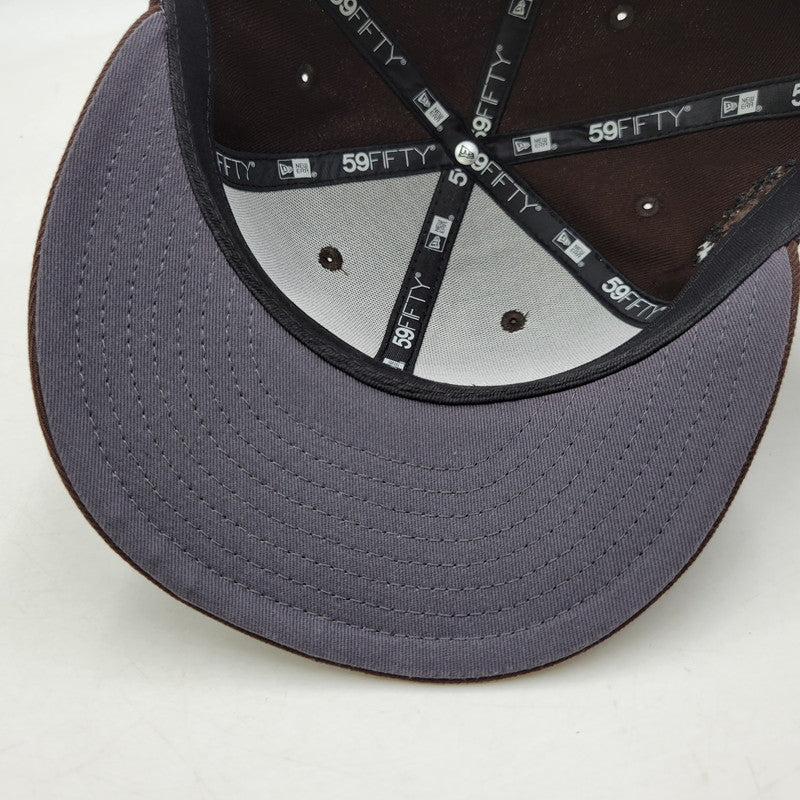 【中古品】【メンズ/レディース】 NEW ERA ニューエラ TORONTO BLUE JAYS BASEBALL CAP トロント ブルージェイズ ベースボールキャップ 帽子 服飾雑貨 185-260603-ay-15-izu サイズ：8(63.5cm) カラー：BURNT WOOD 万代Net店
