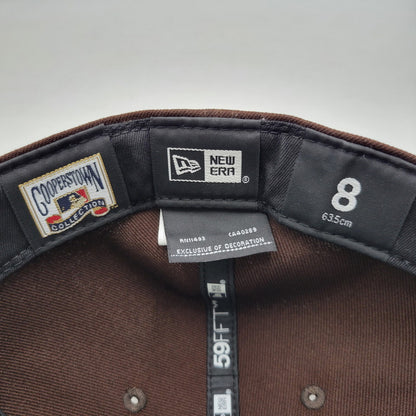 【中古品】【メンズ/レディース】 NEW ERA ニューエラ TORONTO BLUE JAYS BASEBALL CAP トロント ブルージェイズ ベースボールキャップ 帽子 服飾雑貨 185-260603-ay-15-izu サイズ：8(63.5cm) カラー：BURNT WOOD 万代Net店
