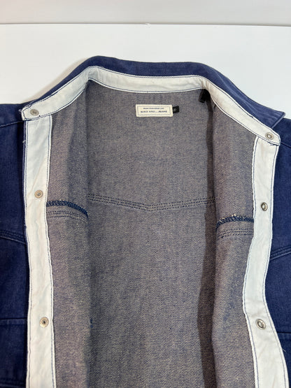 【中古品】【メンズ】 niko and... ニコアンド DENIM SHIRT JACKET H211MA07TO デニムシャツジャケット ライトアウター 178-260620-kk-18-hon サイズ：4 カラー：インディゴ 万代Net店