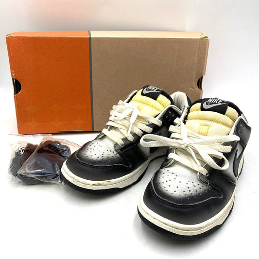 【現状渡し品】【メンズ/レディース】 NIKE ナイキ × ERIC HAZE エリックヘイズ DUNK LOW PREMIUM 306793-101 ダンク ロー プレミアム スニーカー 靴 160-260602-as-06-izu サイズ：26cm カラー：WHITE/BLACK-MED GREY 万代Net店