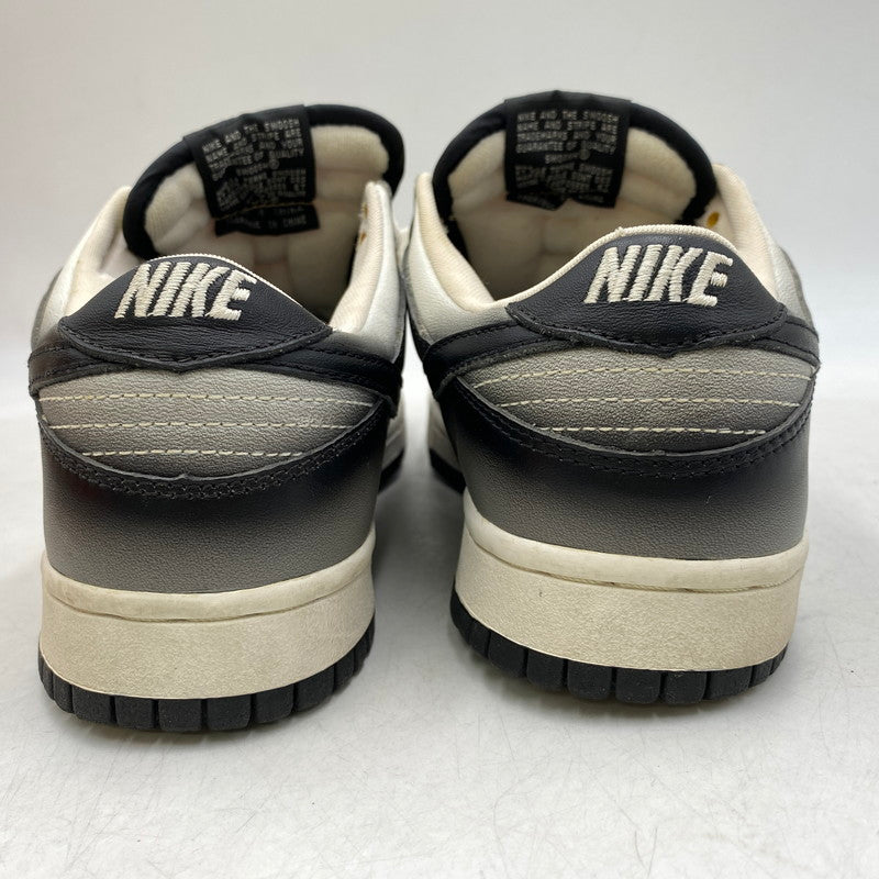 【現状渡し品】【メンズ/レディース】 NIKE ナイキ × ERIC HAZE エリックヘイズ DUNK LOW PREMIUM 306793-101 ダンク ロー プレミアム スニーカー 靴 160-260602-as-06-izu サイズ：26cm カラー：WHITE/BLACK-MED GREY 万代Net店