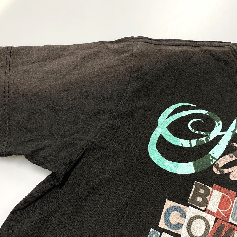 【現状渡し品】【メンズ】 STUSSY ステューシー 金タグ GRAPHIC WORLD TOUR TEE グラフィック ワールド ツアー Tシャツ トップス 半袖 142-260606-ya-11-izu サイズ：XL カラー：BLACK 万代Net店
