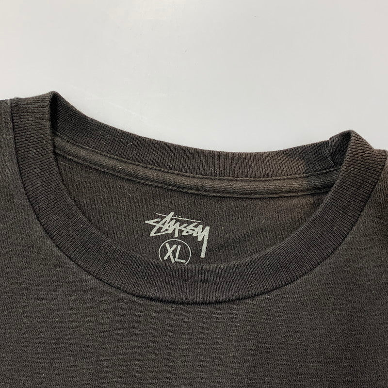【現状渡し品】【メンズ】 STUSSY ステューシー 金タグ GRAPHIC WORLD TOUR TEE グラフィック ワールド ツアー Tシャツ トップス 半袖 142-260606-ya-11-izu サイズ：XL カラー：BLACK 万代Net店