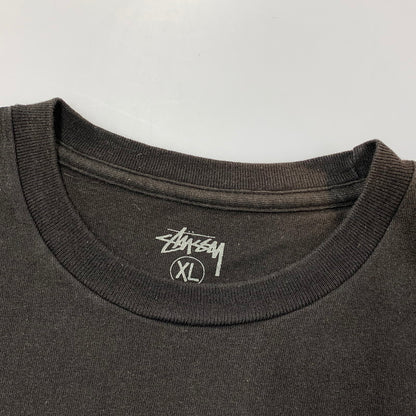 【現状渡し品】【メンズ】 STUSSY ステューシー 金タグ GRAPHIC WORLD TOUR TEE グラフィック ワールド ツアー Tシャツ トップス 半袖 142-260606-ya-11-izu サイズ：XL カラー：BLACK 万代Net店