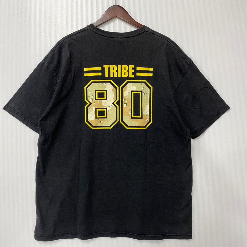 【中古品】【メンズ】 STUSSY ステューシー 金タグ 33 80 TRIBE TEE トライブ Tシャツ トップス 半袖 142-260608-ya-07-izu サイズ：XXL カラー：ブラック 万代Net店