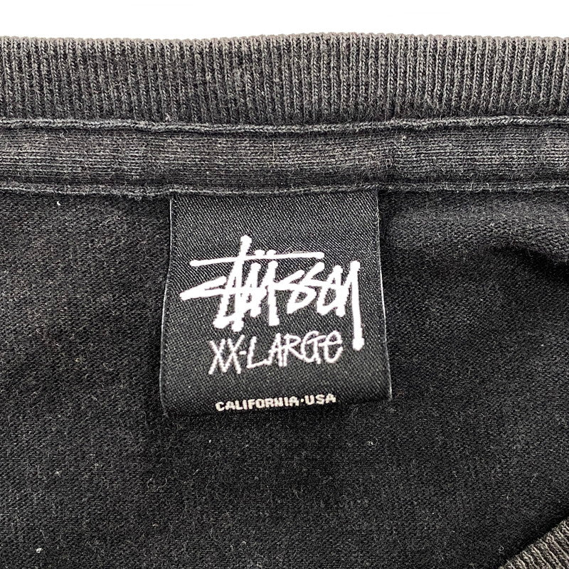 【中古品】【メンズ】 STUSSY ステューシー 金タグ 33 80 TRIBE TEE トライブ Tシャツ トップス 半袖 142-260608-ya-07-izu サイズ：XXL カラー：ブラック 万代Net店