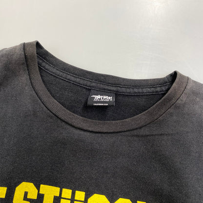 【中古品】【メンズ】 STUSSY ステューシー 金タグ 33 80 TRIBE TEE トライブ Tシャツ トップス 半袖 142-260608-ya-07-izu サイズ：XXL カラー：ブラック 万代Net店