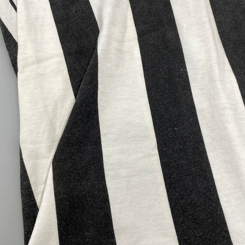 【現状渡し品】【メンズ】 STUSSY メキシコ製 STRIPE WORLD TOUR TEE ストライプ ワールド ツアー Tシャツ トップス 半袖 142-260608-ya-09-izu サイズ：XL カラー：ブラック×ホワイト 万代Net店