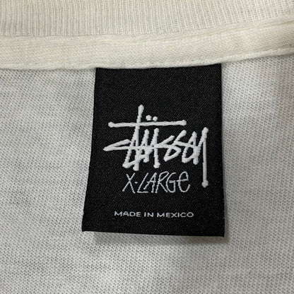 【中古品】【メンズ】 STUSSY ステューシー ×BANANA BOARD バナナボード × LANCE MOUNTAIN ランス マウンテン GRAPHIC グラフィック S S TEE ショートスリーブ Tシャツ トップス 半袖 142-260625-ya-03-izu サイズ：XL カラー：ホワイト 万代Net店