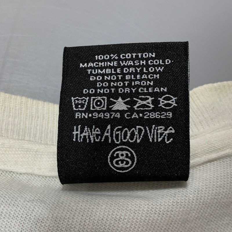 【中古品】【メンズ】 STUSSY ステューシー ×BANANA BOARD バナナボード × LANCE MOUNTAIN ランス マウンテン GRAPHIC グラフィック S S TEE ショートスリーブ Tシャツ トップス 半袖 142-260625-ya-03-izu サイズ：XL カラー：ホワイト 万代Net店