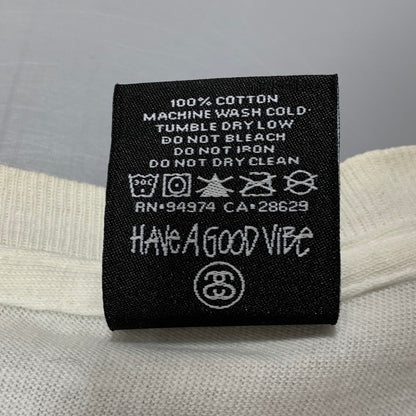 【中古品】【メンズ】 STUSSY ステューシー ×BANANA BOARD バナナボード × LANCE MOUNTAIN ランス マウンテン GRAPHIC グラフィック S S TEE ショートスリーブ Tシャツ トップス 半袖 142-260625-ya-03-izu サイズ：XL カラー：ホワイト 万代Net店