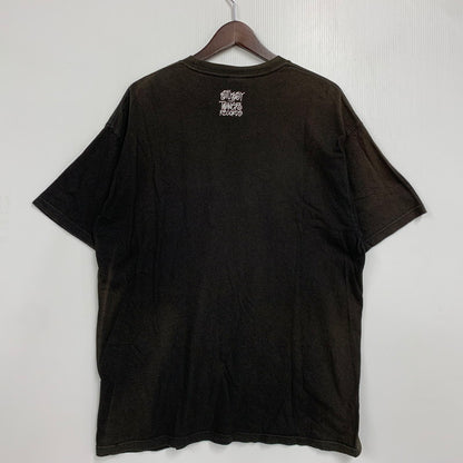 【現状渡し品】【メンズ】 STUSSY ステューシー × TOWER RECORDS タワー レコード NO MUSIC,NO LIFE TEE ノーミュージック ノーライフ Tシャツ トップス 半袖 142-260606-ya-10-izu サイズ：L カラー：BLACK 万代Net店