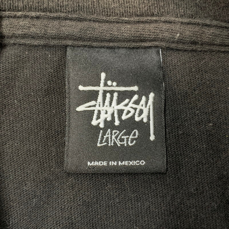 【現状渡し品】【メンズ】 STUSSY ステューシー × TOWER RECORDS タワー レコード NO MUSIC,NO LIFE TEE ノーミュージック ノーライフ Tシャツ トップス 半袖 142-260606-ya-10-izu サイズ：L カラー：BLACK 万代Net店