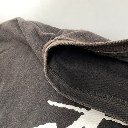 【現状渡し品】【メンズ】 STUSSY ステューシー × OILWORKS オイルワークス メキシコ製 POPY OIL TEE ポピー オイル Tシャツ トップス 142-260602-kh-05-izu サイズ：XL カラー：ブラック 万代Net店