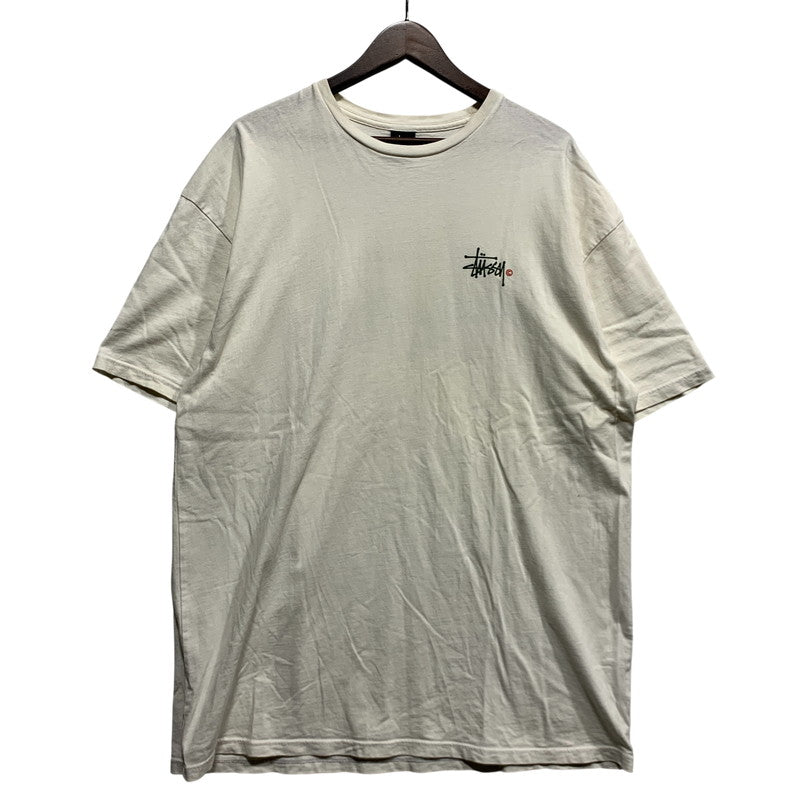 【現状渡し品】【メンズ】 STUSSY ステューシー 金タグ CAMO BASIC LOGO TEE カモ ベーシック ロゴ Tシャツ トップス 半袖 142-260625-ya-04-izu サイズ：XXL カラー：ホワイト 万代Net店