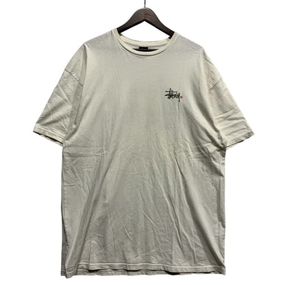 【現状渡し品】【メンズ】 STUSSY ステューシー 金タグ CAMO BASIC LOGO TEE カモ ベーシック ロゴ Tシャツ トップス 半袖 142-260625-ya-04-izu サイズ：XXL カラー：ホワイト 万代Net店